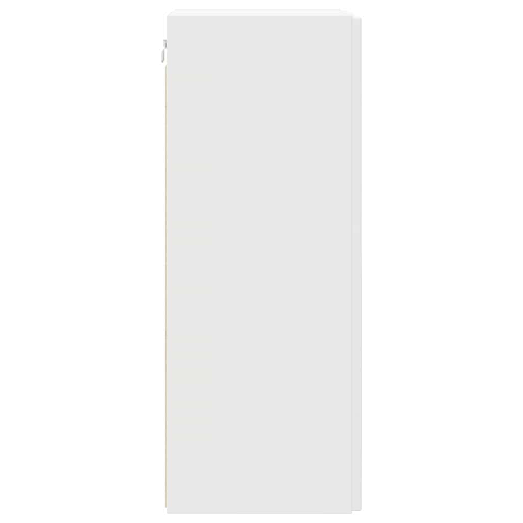 TV zidni ormar 2 pcs Bijelo 30 x 31 x 80 cm Konstruirano drvo