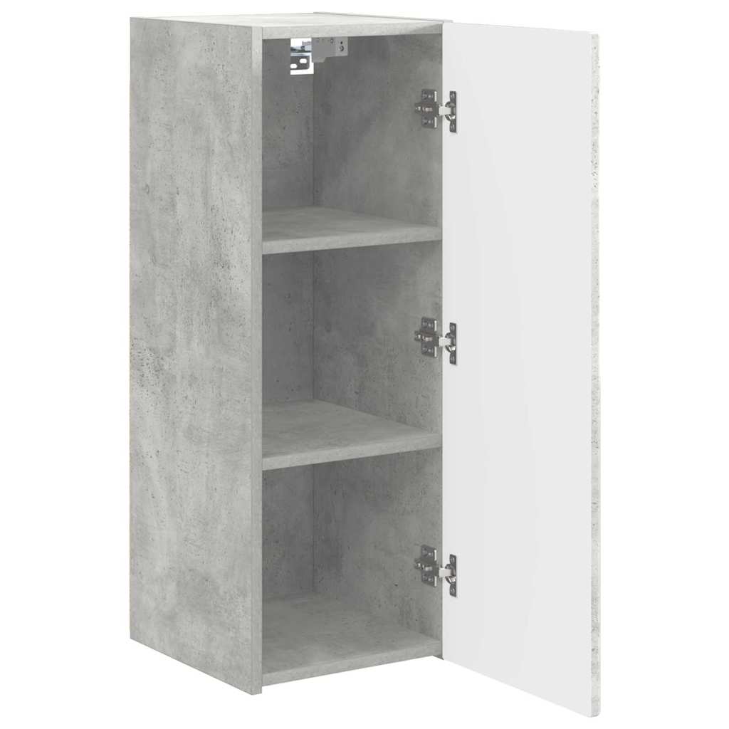 TV zidni ormar Zidne Beton 30 x 31 x 80 cm Konstruirano drvo