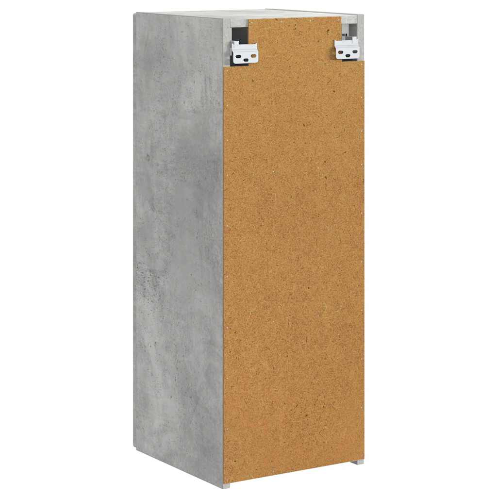 TV zidni ormar Zidne Beton 30 x 31 x 80 cm Konstruirano drvo