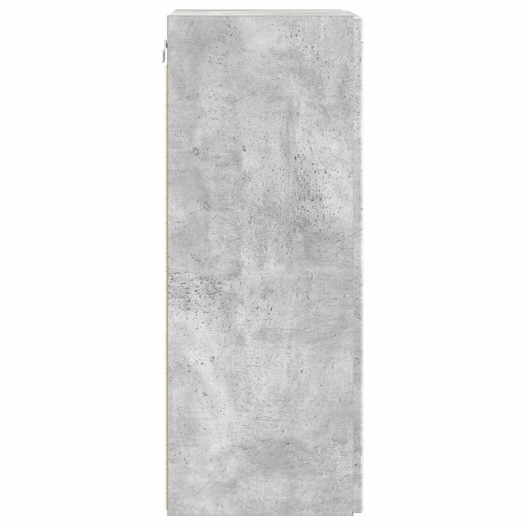 TV zidni ormar Zidne Beton 30 x 31 x 80 cm Konstruirano drvo
