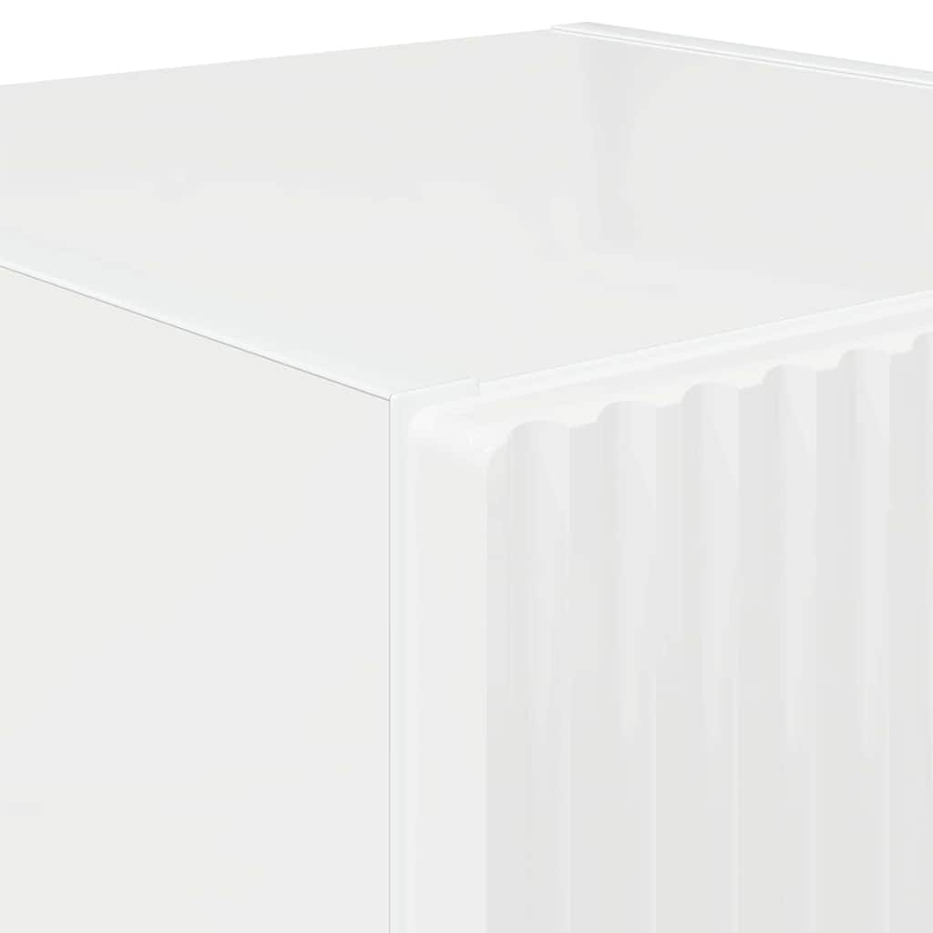 TV zidni ormar Sjajno bijelo 30 x 31 x 80 cm Konstruirano drvo