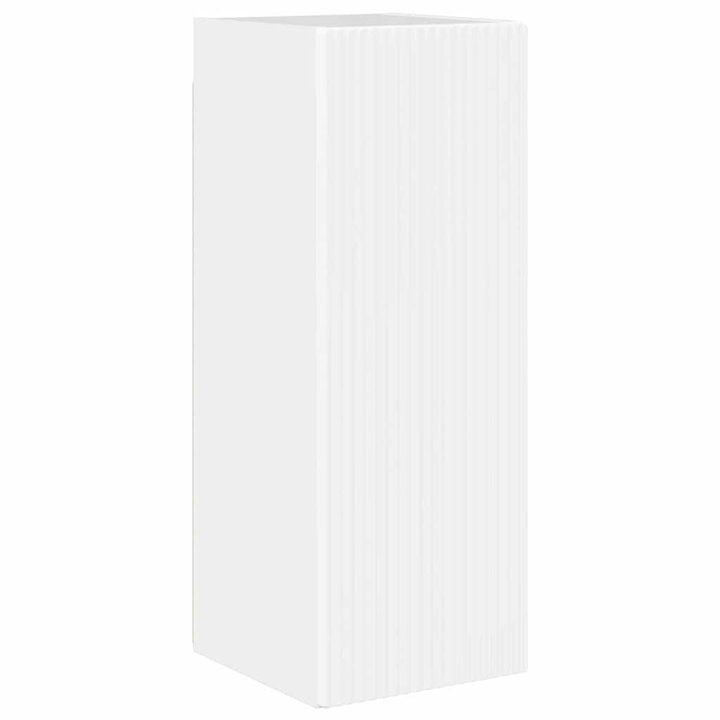 TV zidni ormar Sjajno bijelo 30 x 31 x 80 cm Konstruirano drvo