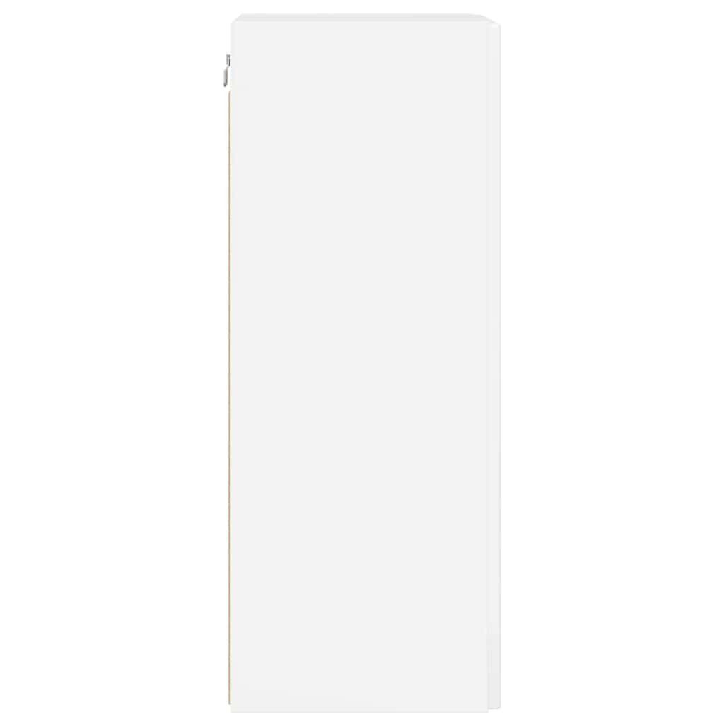 TV zidni ormar Sjajno bijelo 30 x 31 x 80 cm Konstruirano drvo