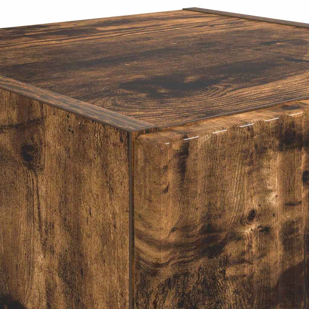 TV zidni ormar Dimljeni hrast 30 x 31 x 80 cm Konstruirano drvo