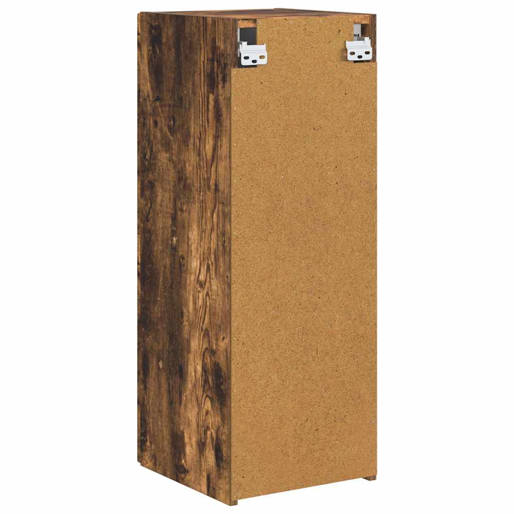 TV zidni ormar Zidne 2 pcs Dimljeni hrast 30 x 31 x 80 cm