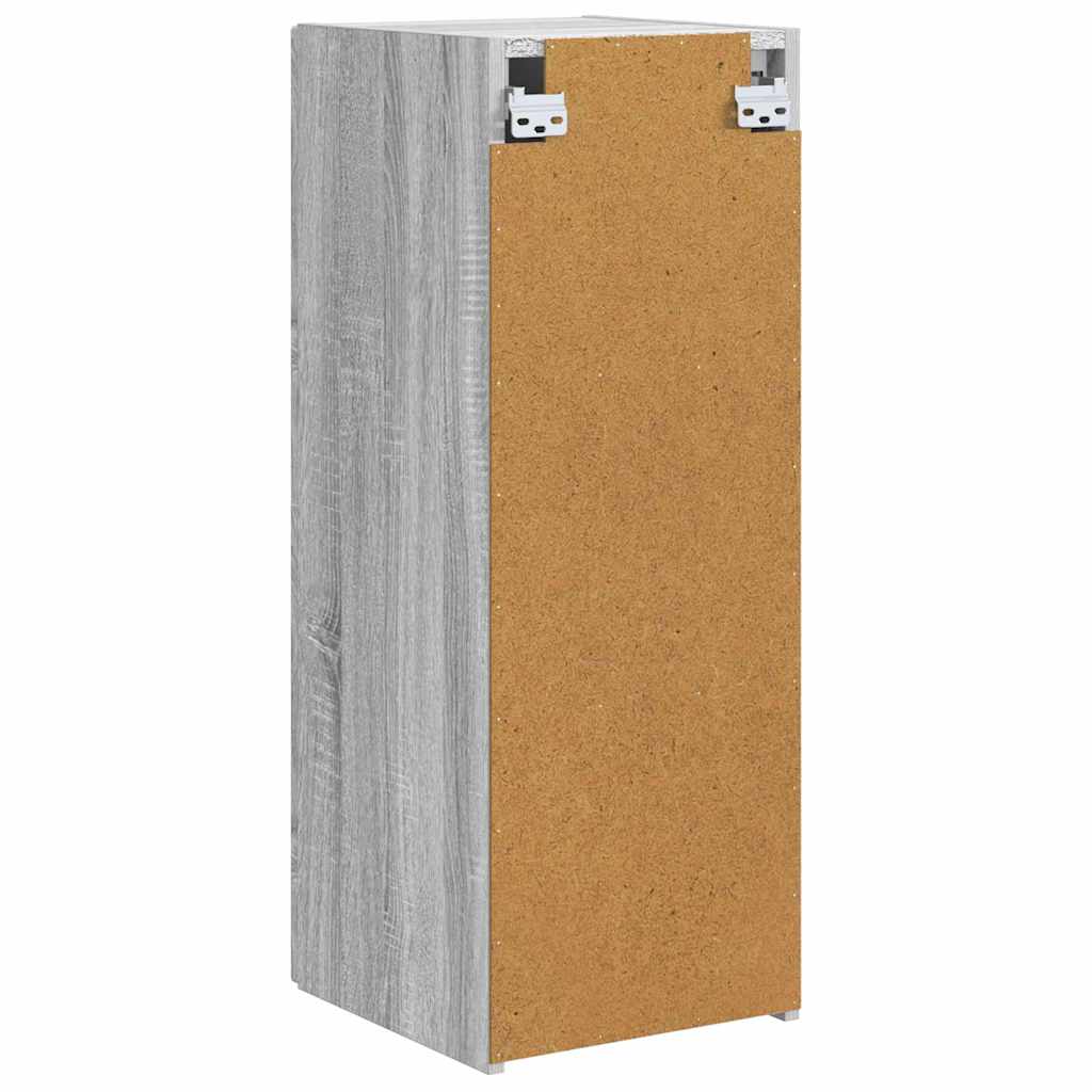 TV zidni ormar Siva Sonoma 30 x 31 x 80 cm Konstruirano drvo