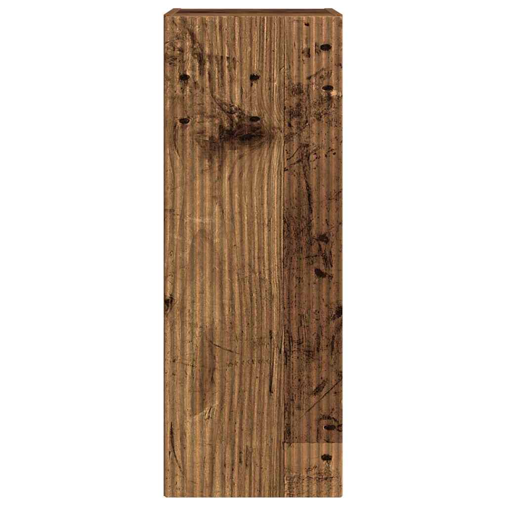 TV zidni ormar Staro drvo 30 x 31 x 80 cm Konstruirano drvo