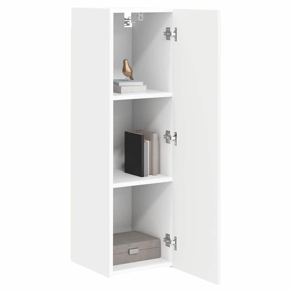 TV zidni ormar 2 pcs Bijelo 30 x 31 x 100 cm Konstruirano drvo