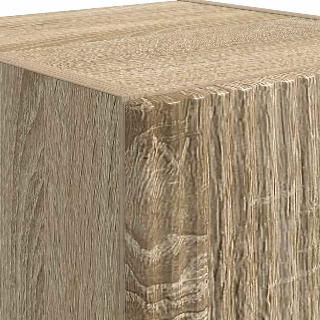 TV zidni ormar 2 pcs Sonoma 30 x 31 x 100 cm Konstruirano drvo