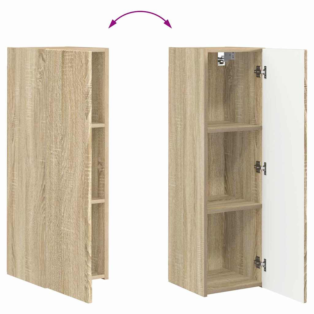 TV zidni ormar 2 pcs Sonoma 30 x 31 x 100 cm Konstruirano drvo