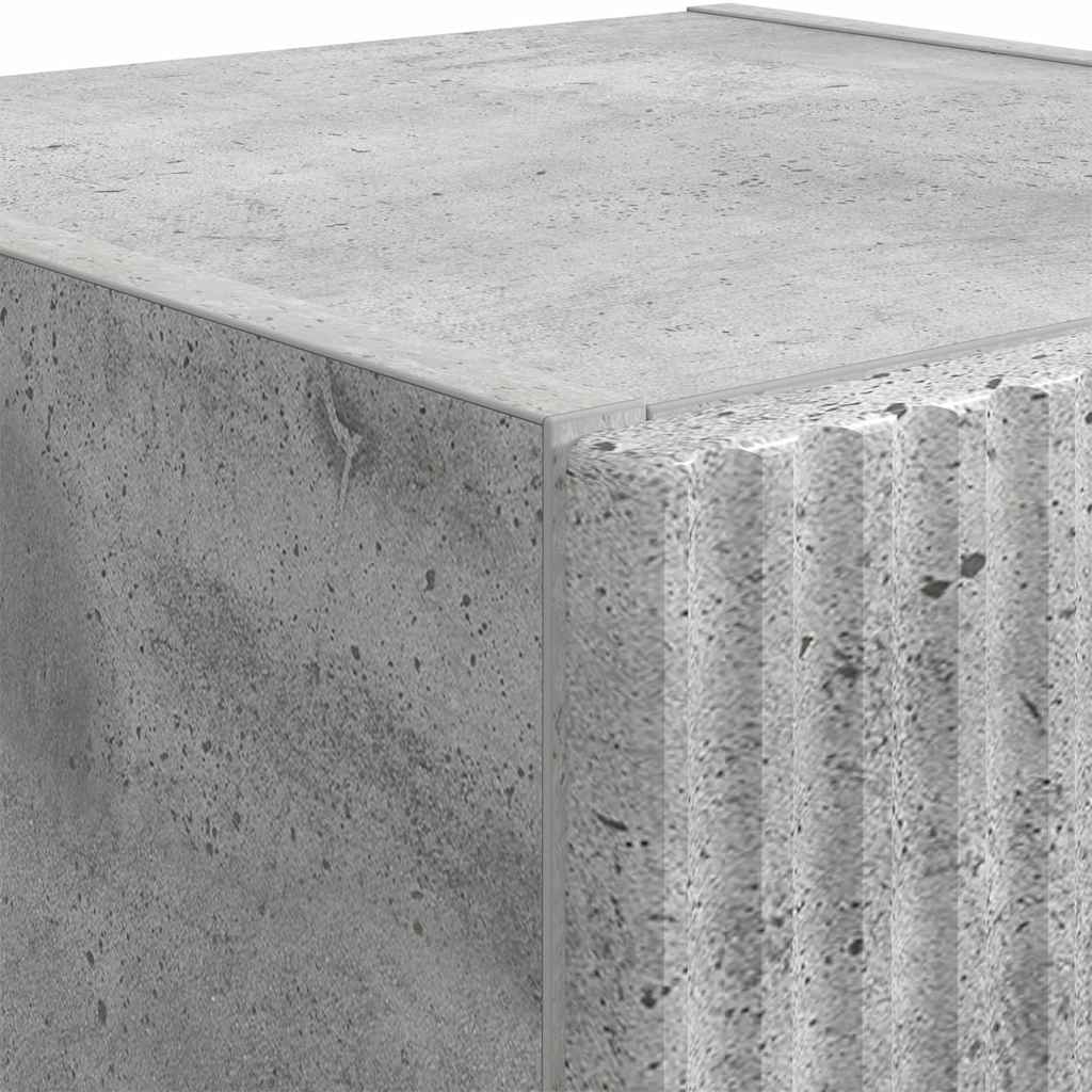 TV zidni ormar 2 pcs Beton 30 x 31 x 100 cm Konstruirano drvo