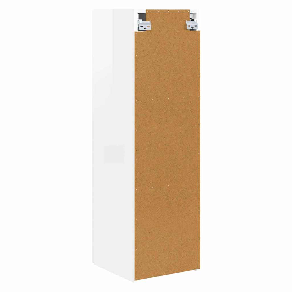 TV zidni ormar Sjajno bijelo 30 x 31 x 100 cm Konstruirano drvo