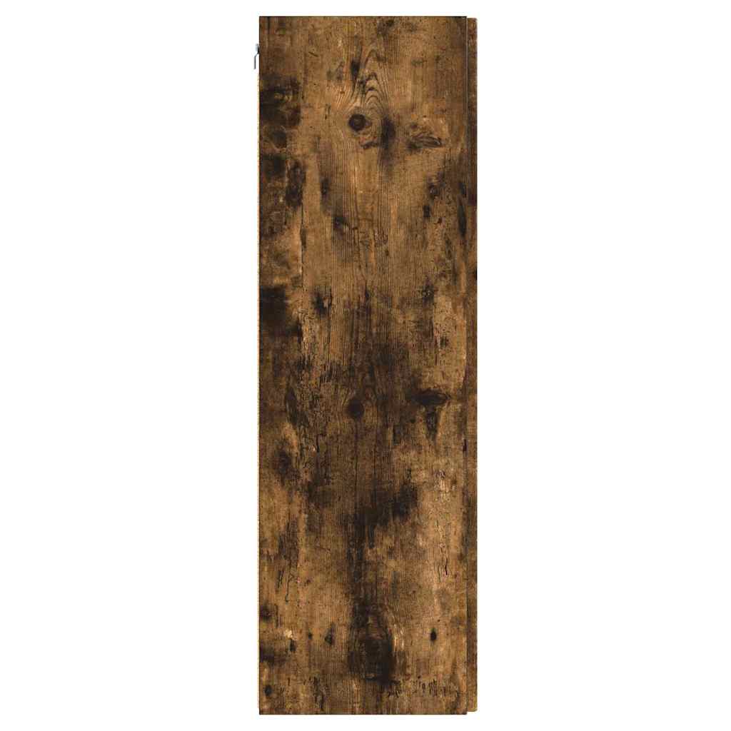 TV zidni ormar Zidne 2 pcs Dimljeni hrast 30 x 31 x 100 cm