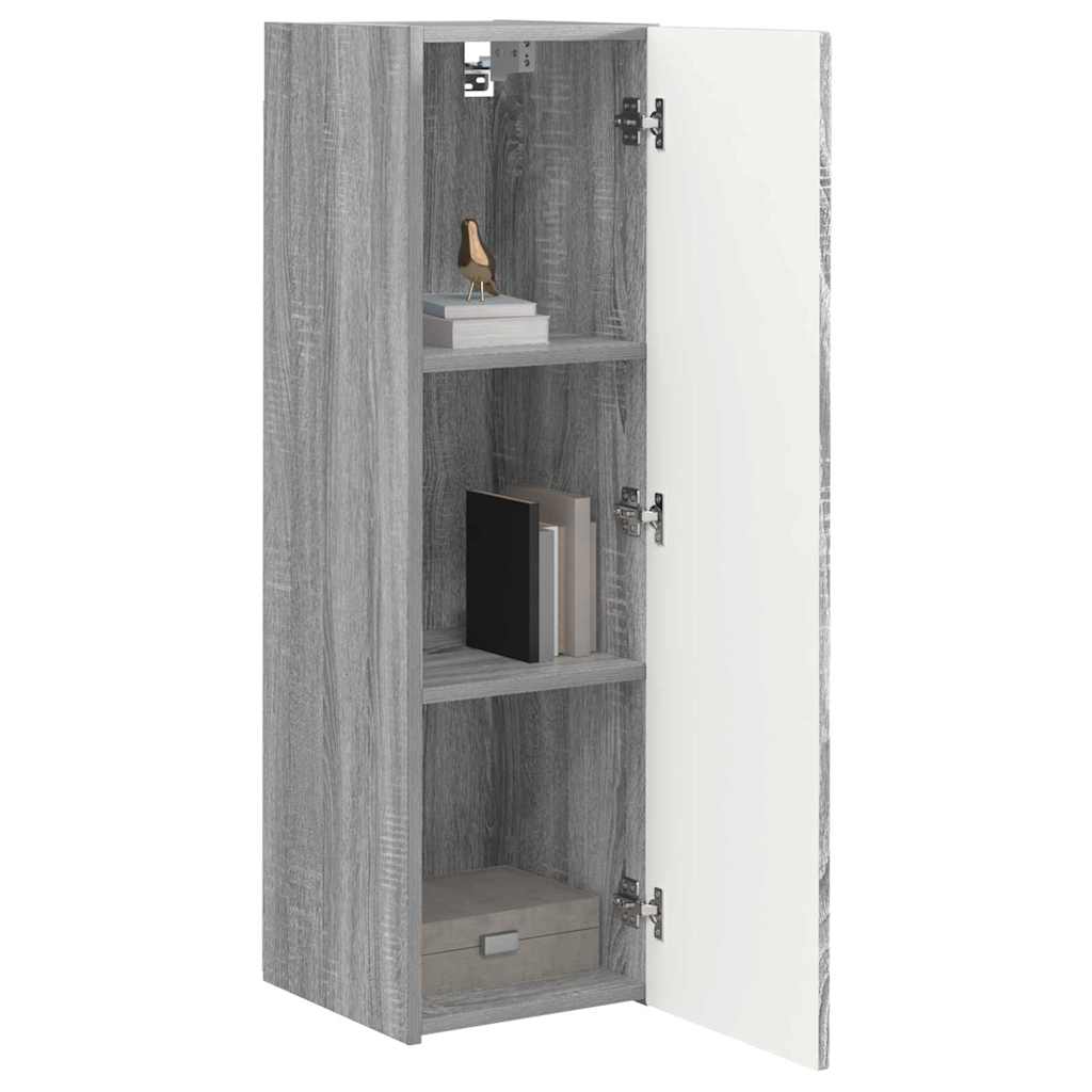 TV zidni ormar Siva Sonoma 30 x 31 x 100 cm Konstruirano drvo