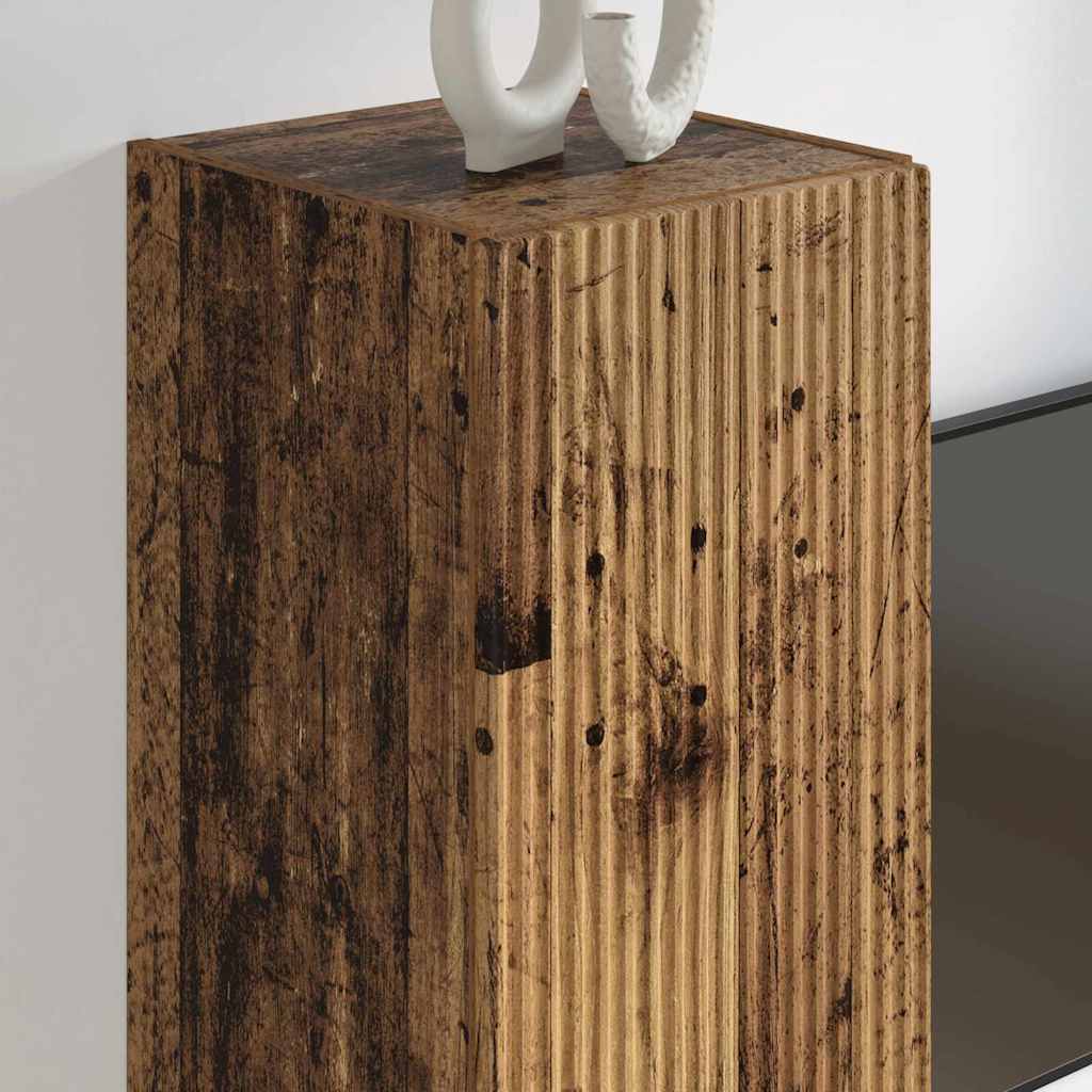 TV zidni ormar Staro drvo 30 x 31 x 100 cm Konstruirano drvo