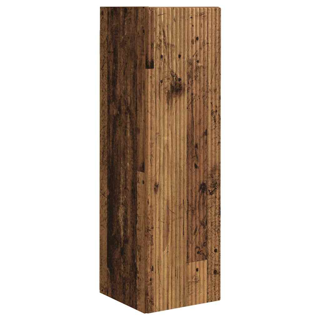 TV zidni ormar Zidne 2 pcs Staro drvo 30 x 31 x 100 cm