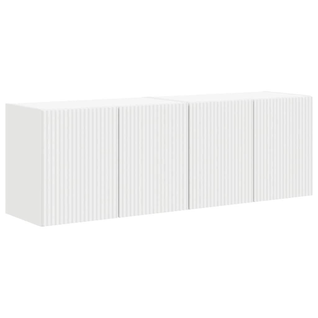 TV zidni ormar 2 pcs Bijelo 59,5 x 31 x 40 cm Konstruirano drvo