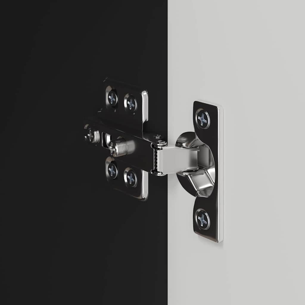 TV zidni ormar 2 pcs Crna 59,5 x 31 x 40 cm Konstruirano drvo