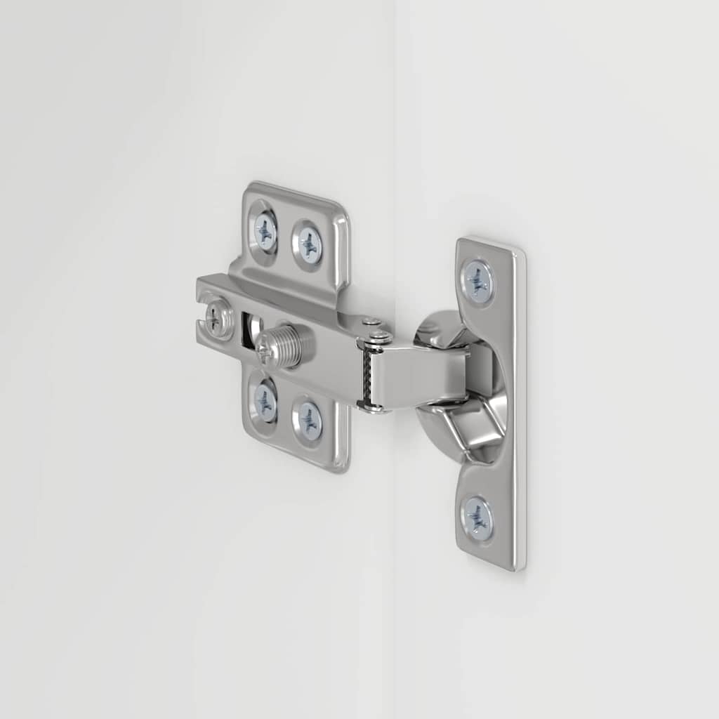 TV zidni ormar Zidne 2 pcs Visoki sjaj bijela 59,5 x 31 x 40 cm