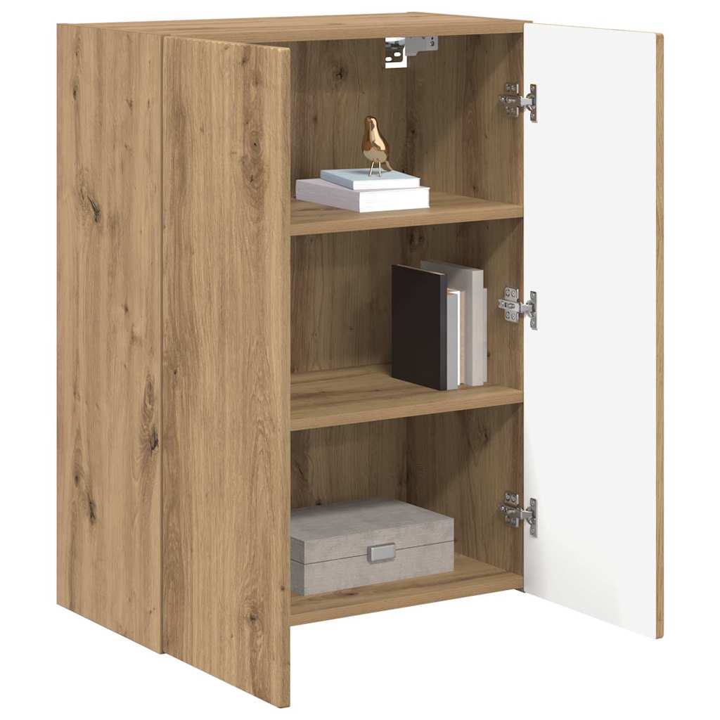 TV zidni ormar Zidne Bijelo 59,5 x 31 x 60 cm Konstruirano drvo