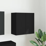 TV zidni ormar Zidne Crna 59,5 x 31 x 60 cm Konstruirano drvo