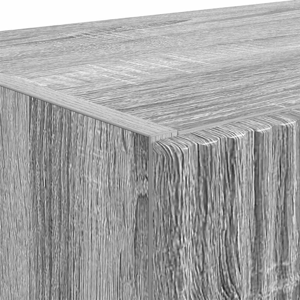 TV zidni ormar Siva Sonoma 59,5 x 31 x 80 cm Konstruirano drvo