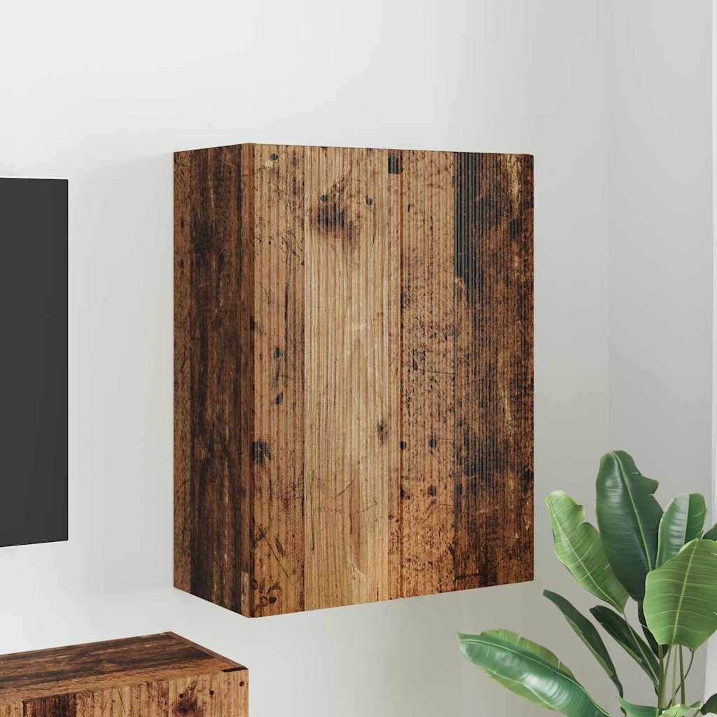 TV zidni ormar Staro drvo 59,5 x 31 x 80 cm Konstruirano drvo