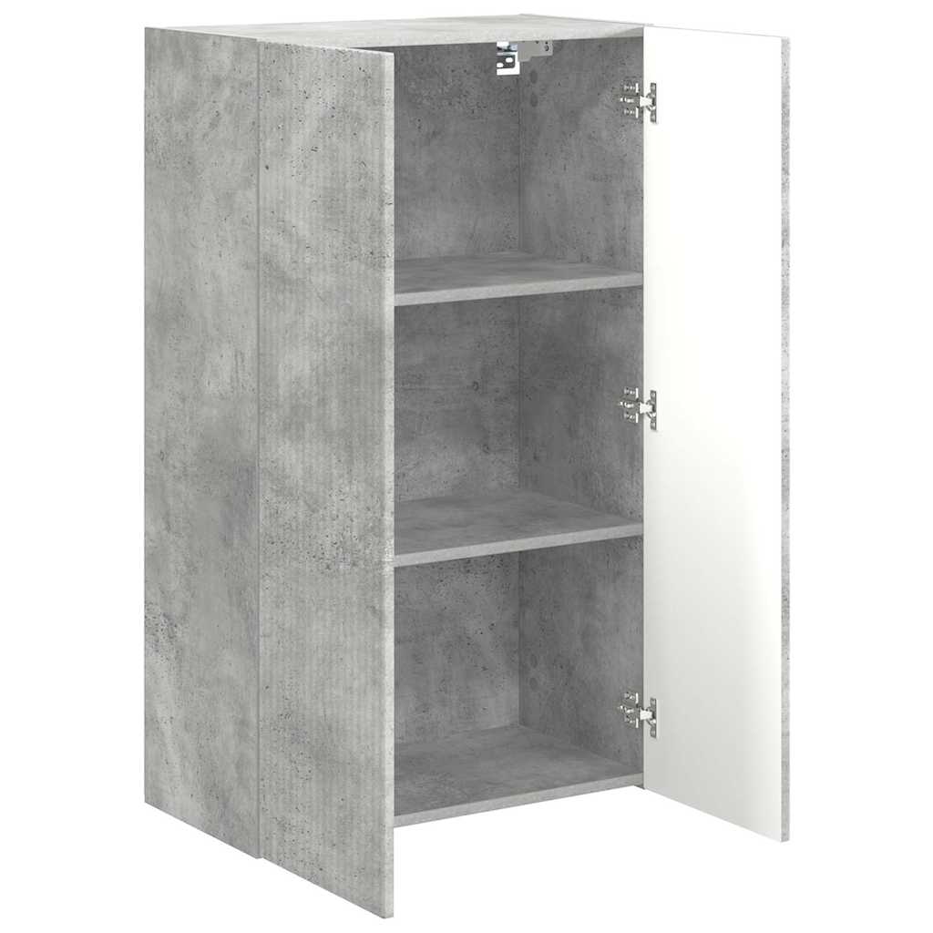 TV zidni ormar Zidne Betonski sivi 59,5 x 31 x 100 cm