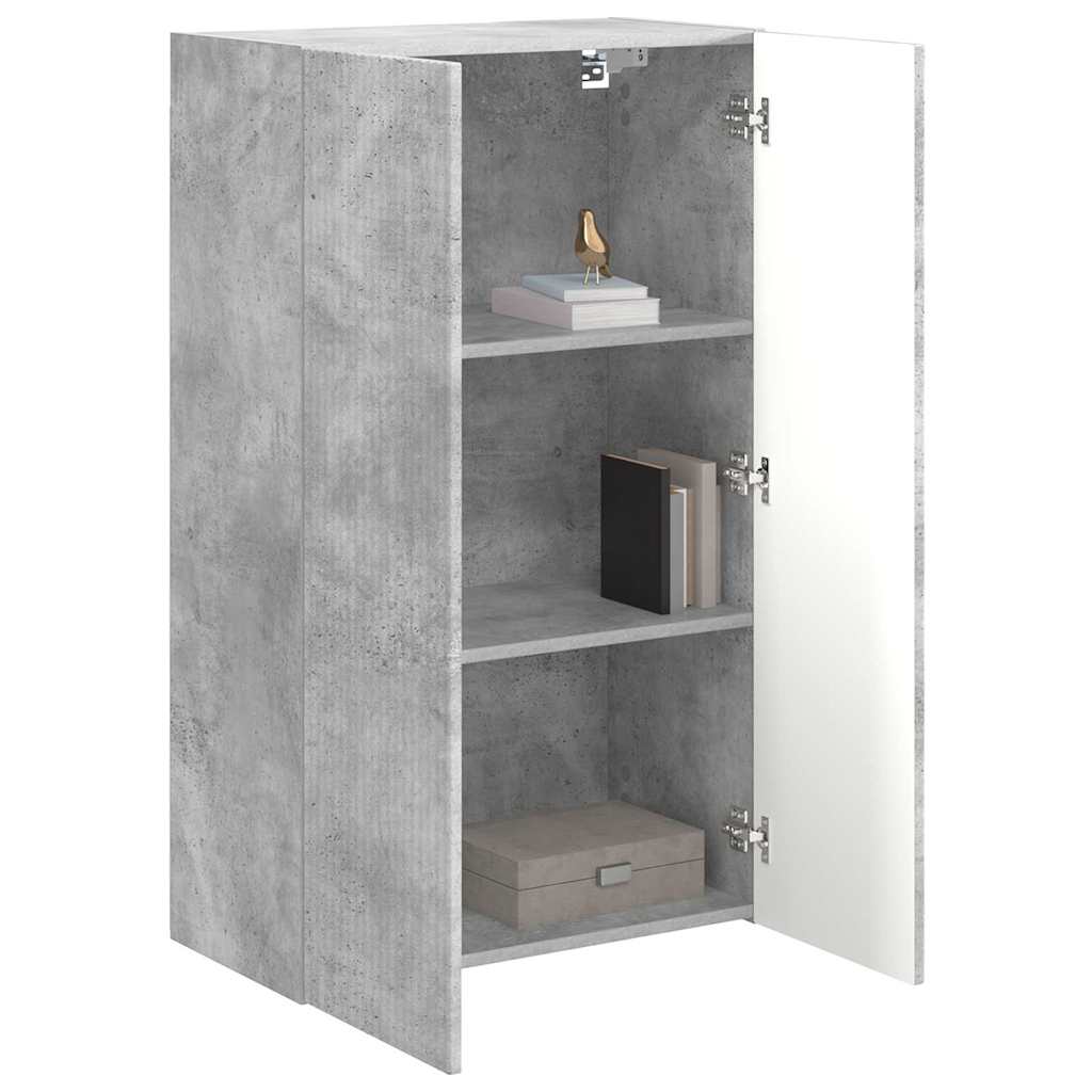 TV zidni ormar Zidne Betonski sivi 59,5 x 31 x 100 cm