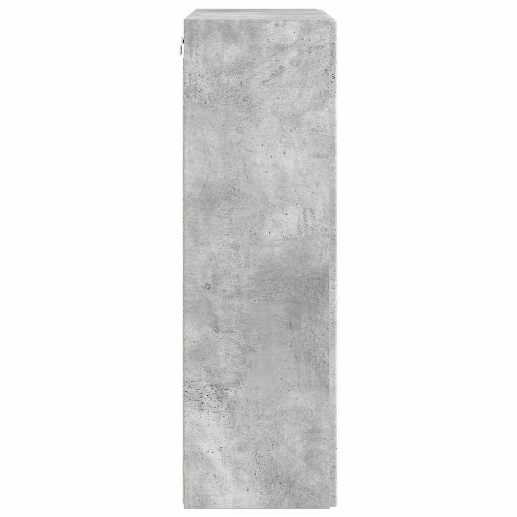 TV zidni ormar Zidne Betonski sivi 59,5 x 31 x 100 cm