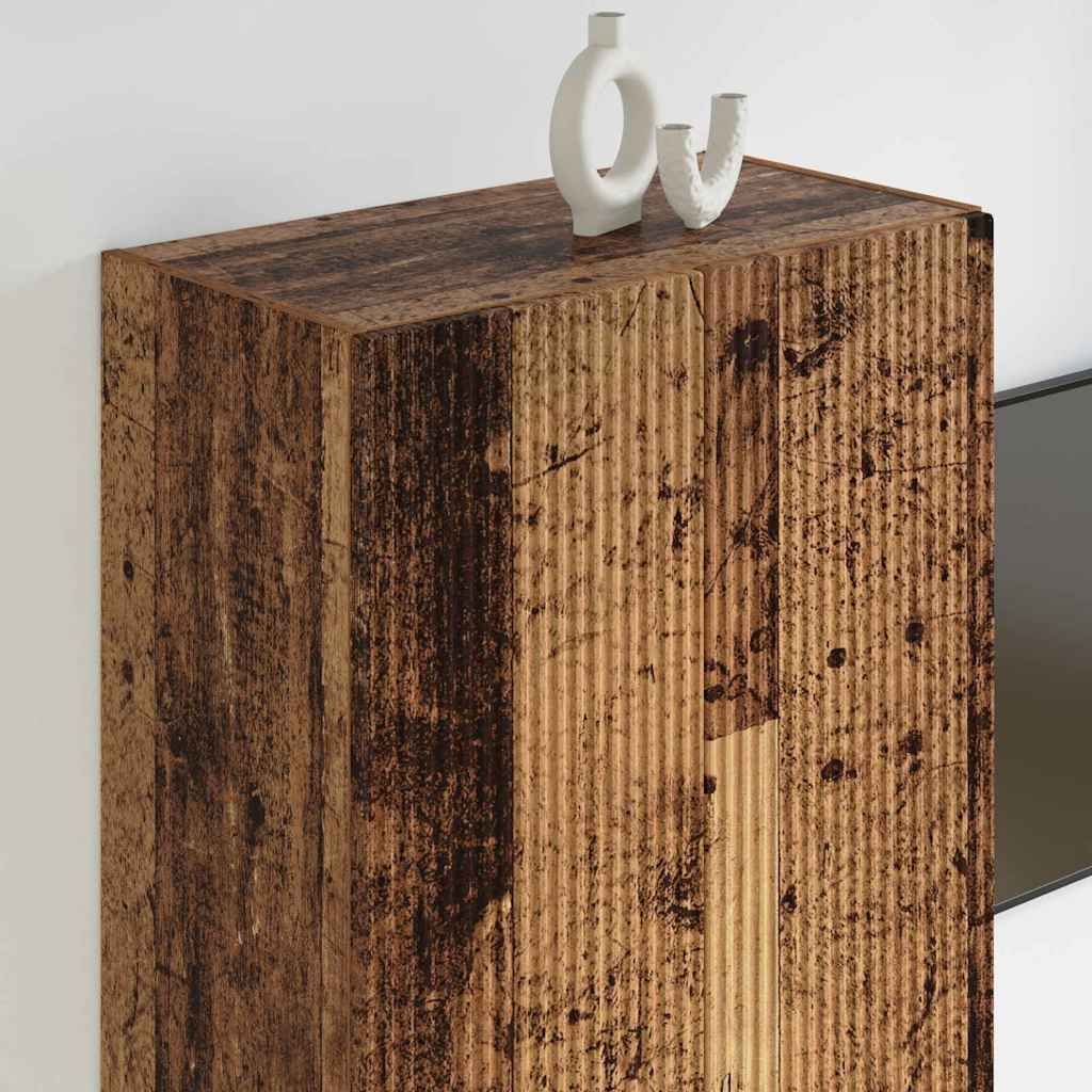 TV zidni ormar Staro drvo 59,5 x 31 x 100 cm Konstruirano drvo