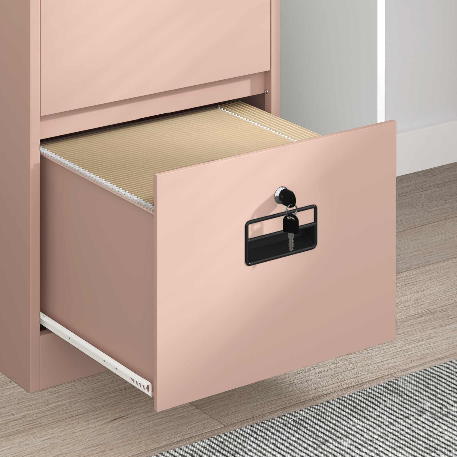 Kabinet za datoteke s ladicama Ružičasta 45,5 x 42 x 74,5 cm