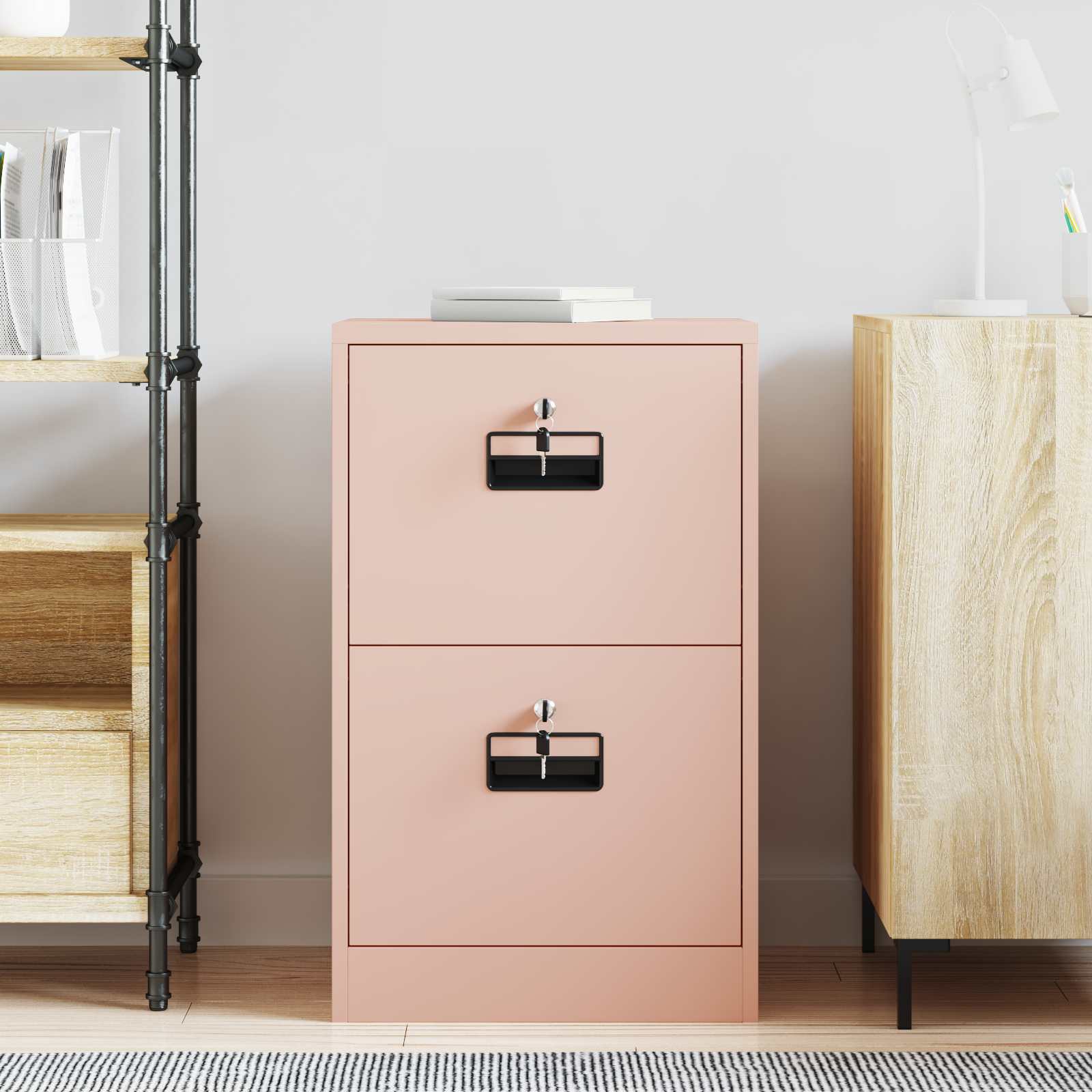 Kabinet za datoteke s ladicama Ružičasta 45,5 x 42 x 74,5 cm