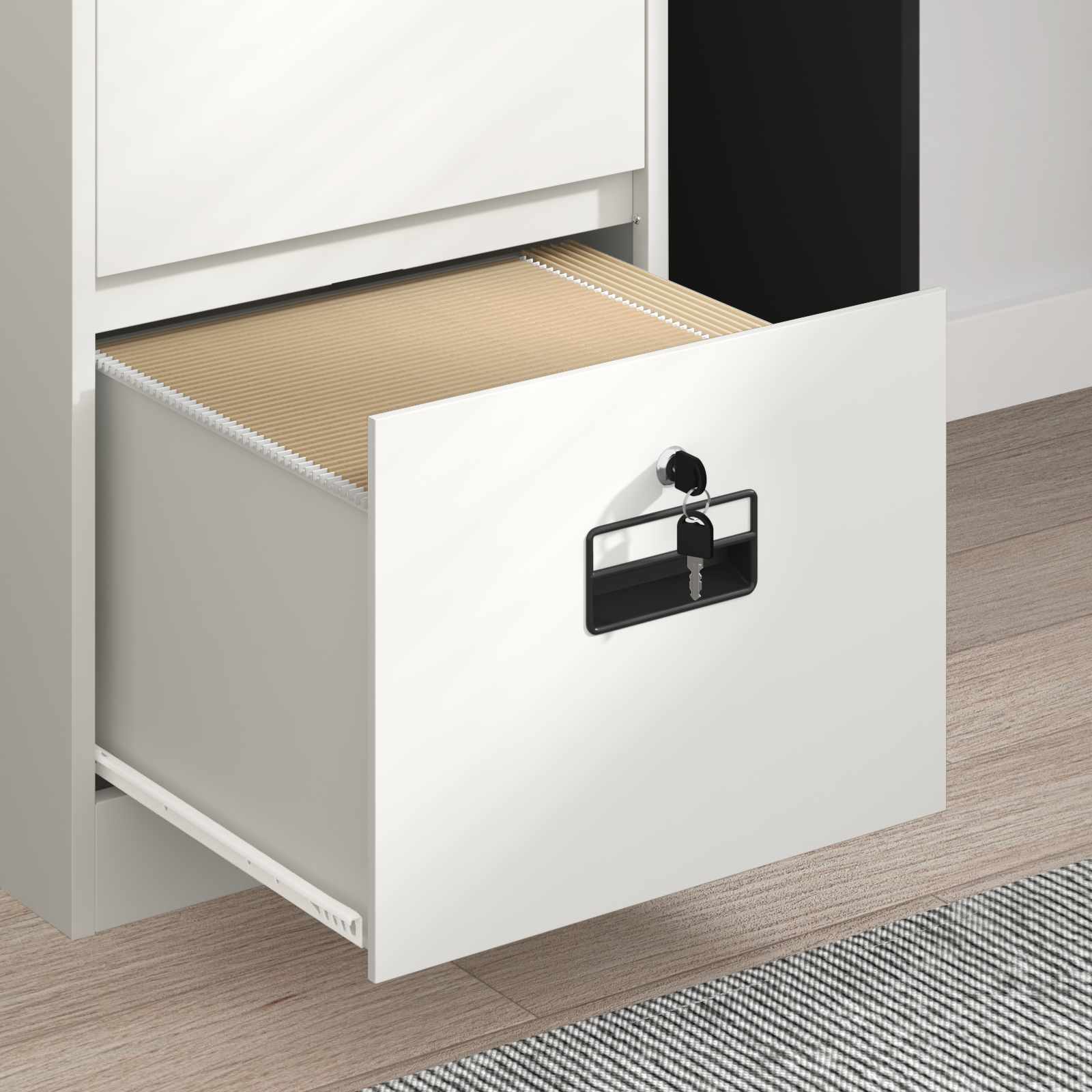 Kabinet za datoteke s ladicama Bijelo 45,5 x 42 x 74,5 cm