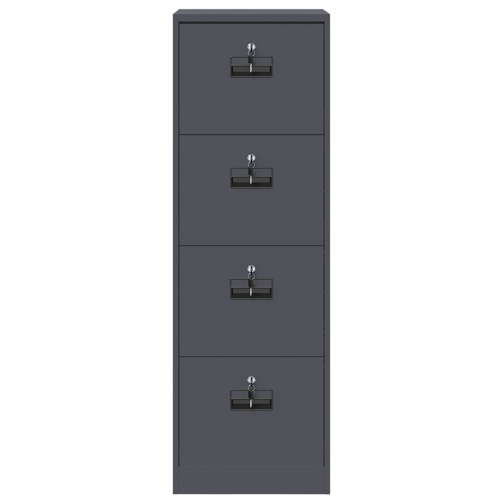 Kabinet za datoteke s ladicama Antracit 45,5 x 42 x 139 cm