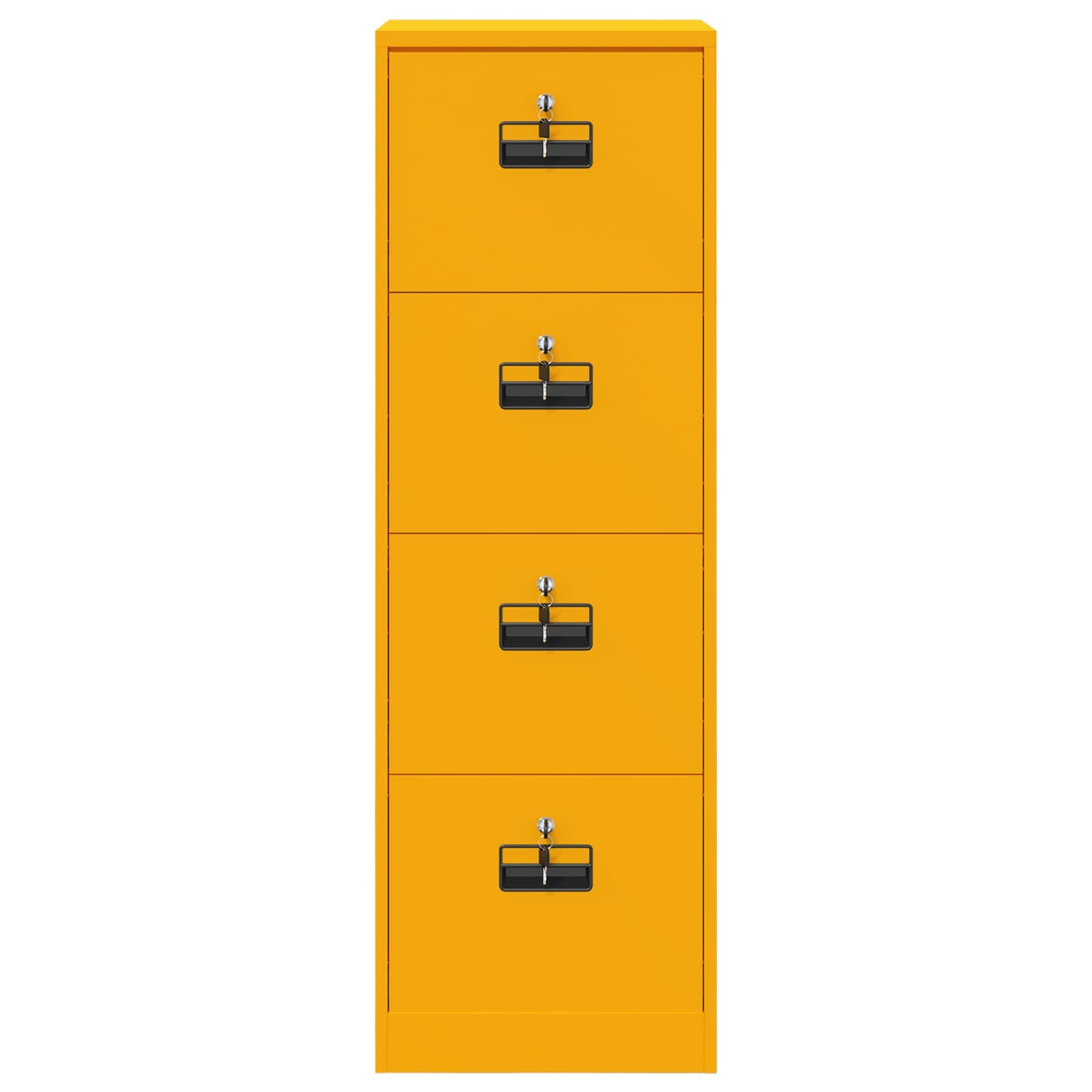 Kabinet za datoteke s ladicama Žuta 45,5 x 42 x 139 cm