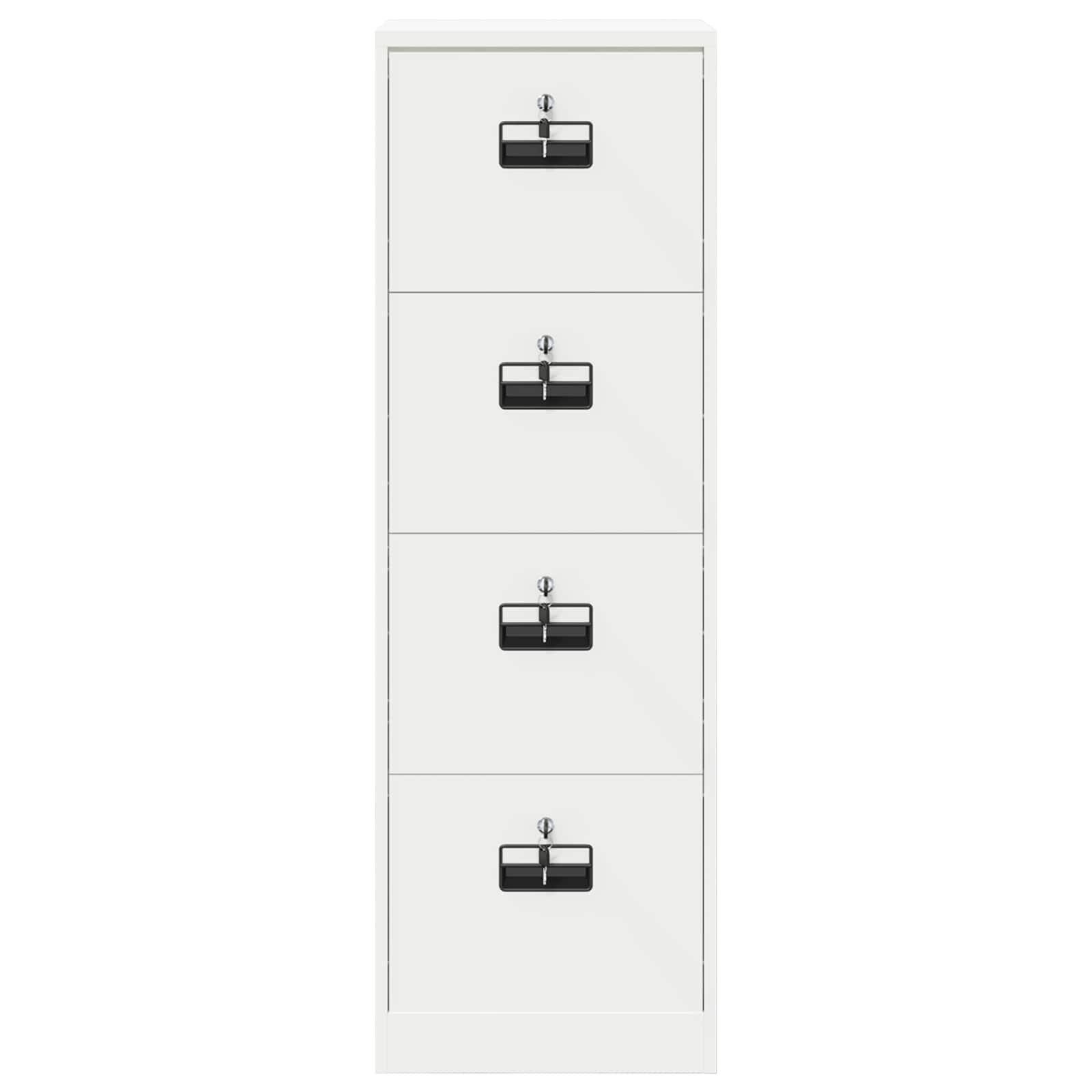 Kabinet za datoteke s ladicama Bijelo 45,5 x 42 x 139 cm