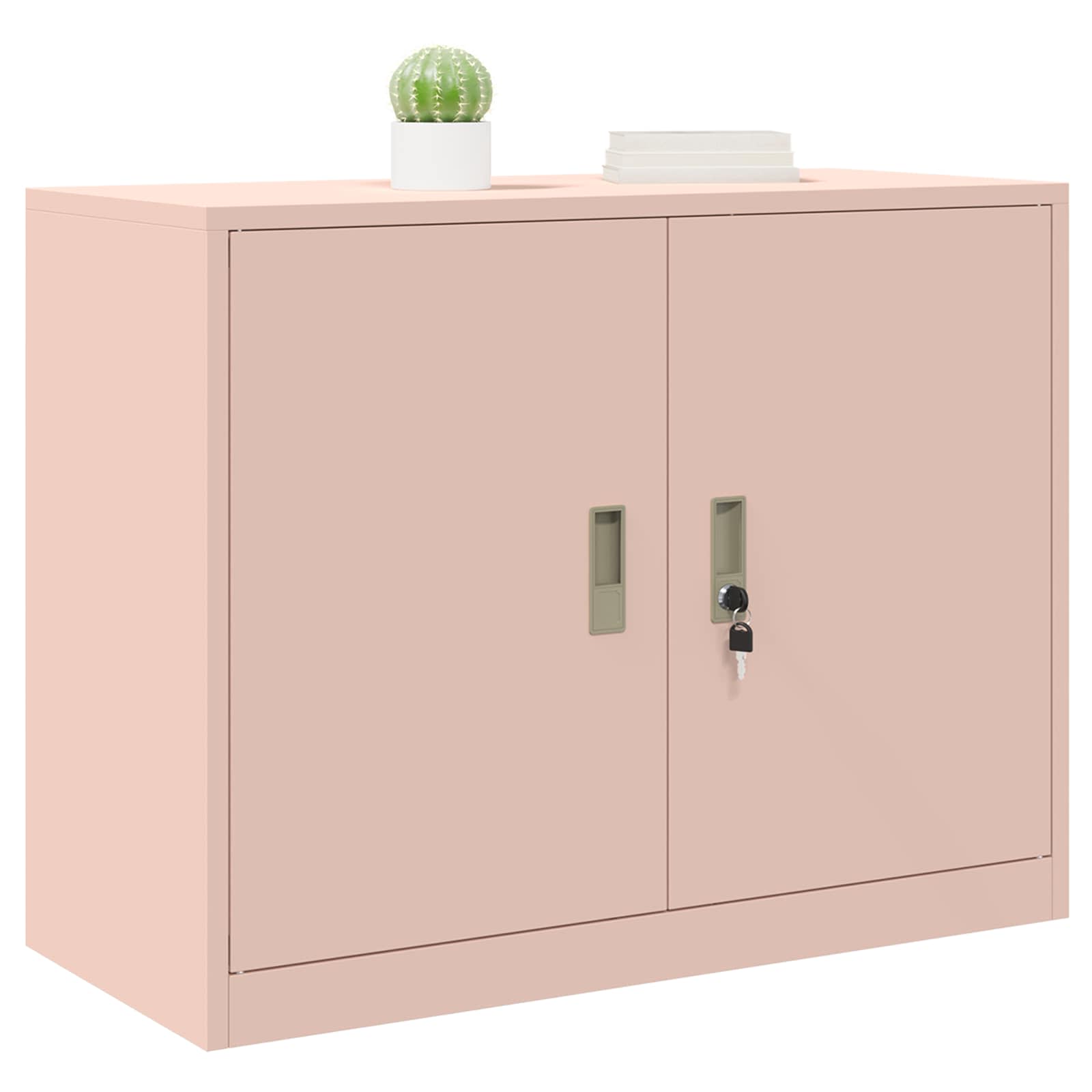 Ormarić za pohranu Ružičasta 90 x 40 x 70 cm Čelik