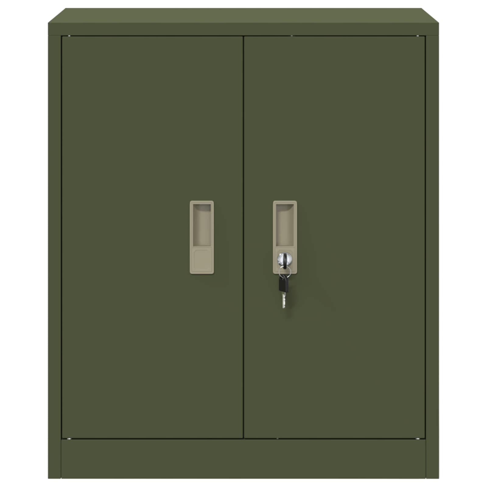 Ormarić za pohranu Maslinasto zelena 60 x 40 x 70 cm Čelik