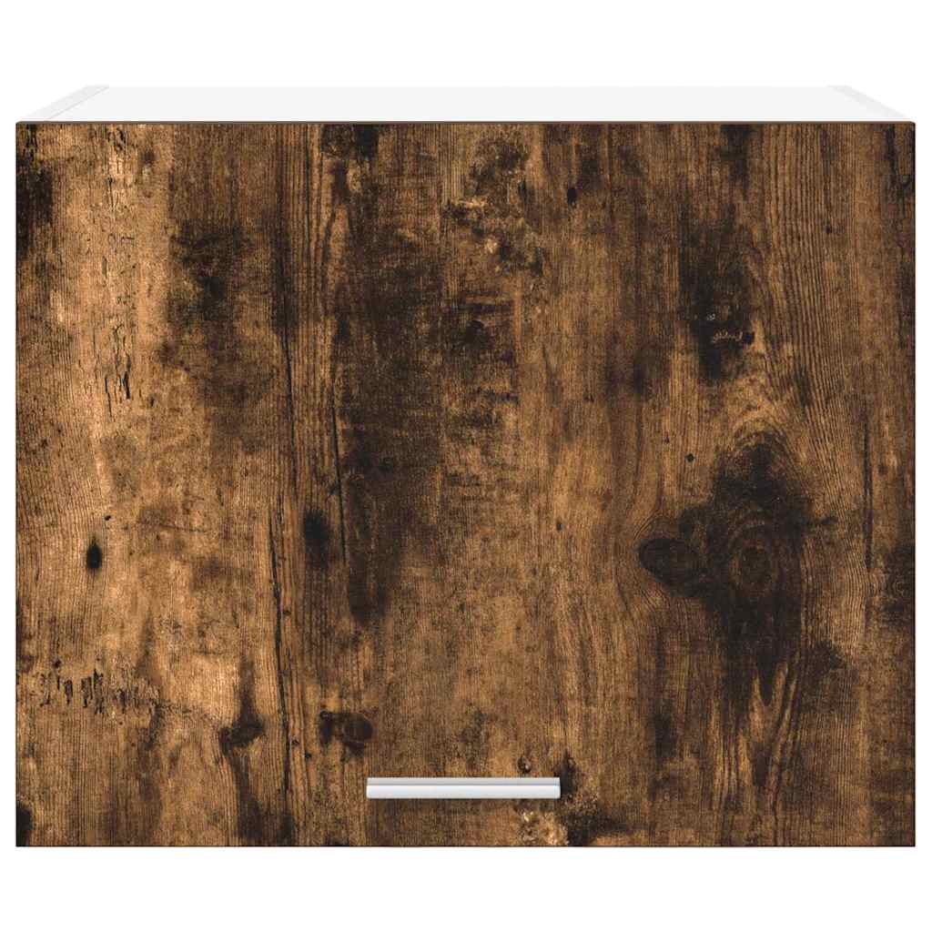 Viseći ormarić 2 pcs Dimljeni hrast i bijela 50 x 31 x 40 cm