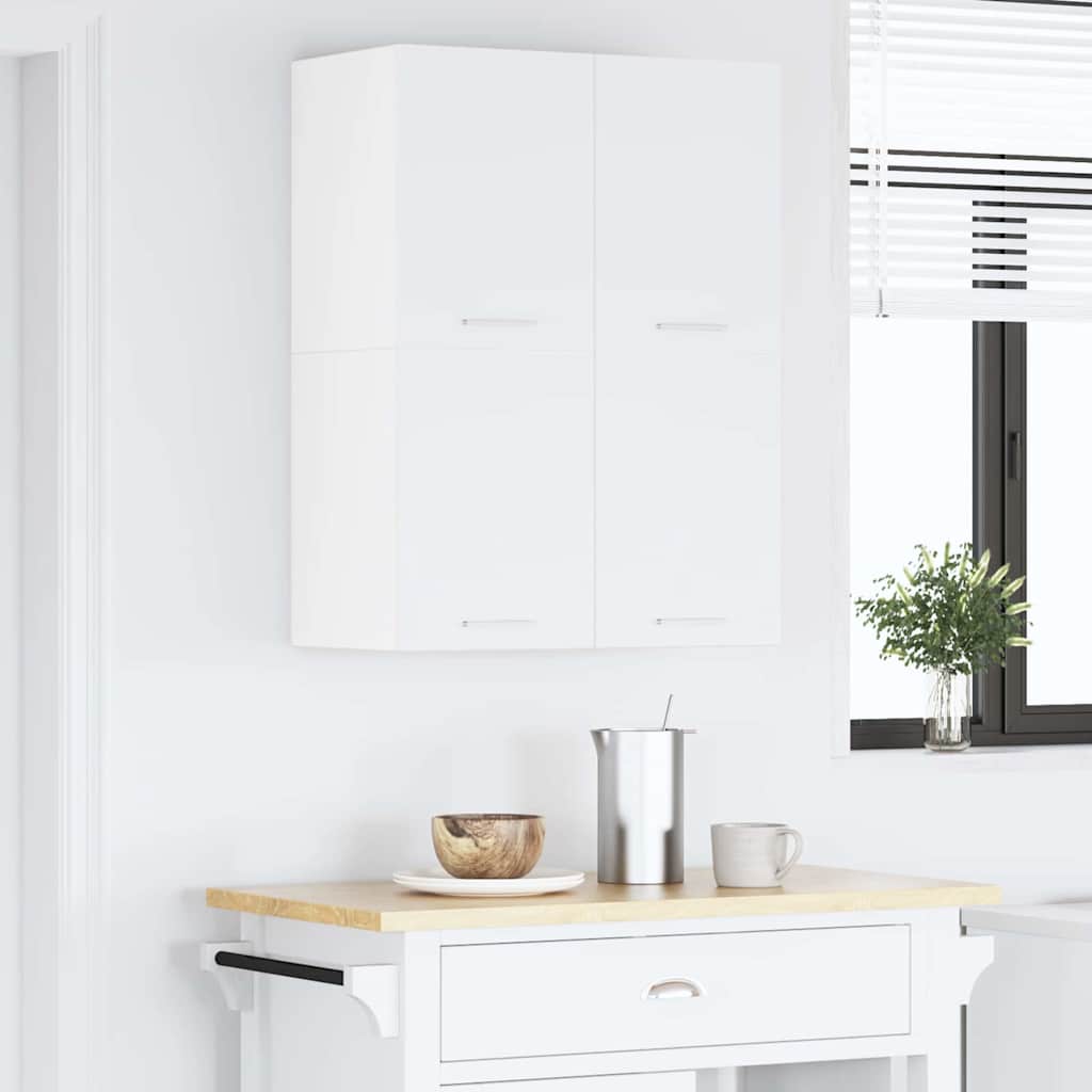 Viseći ormarić 2 pcs Bijelo 60 x 31 x 40 cm Konstruirano drvo