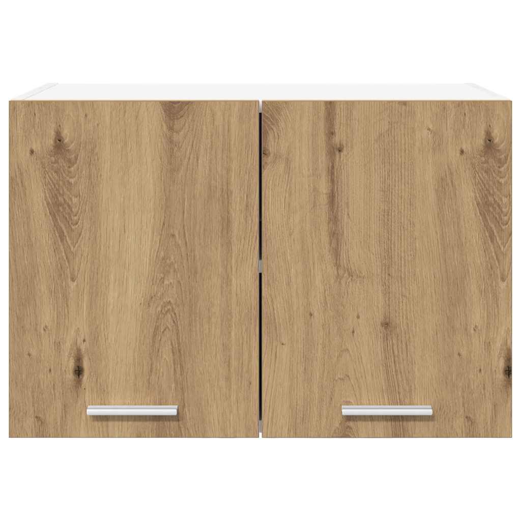 Viseći ormarić 2 pcs Umjetnički hrast i bijela 60 x 31 x 40 cm
