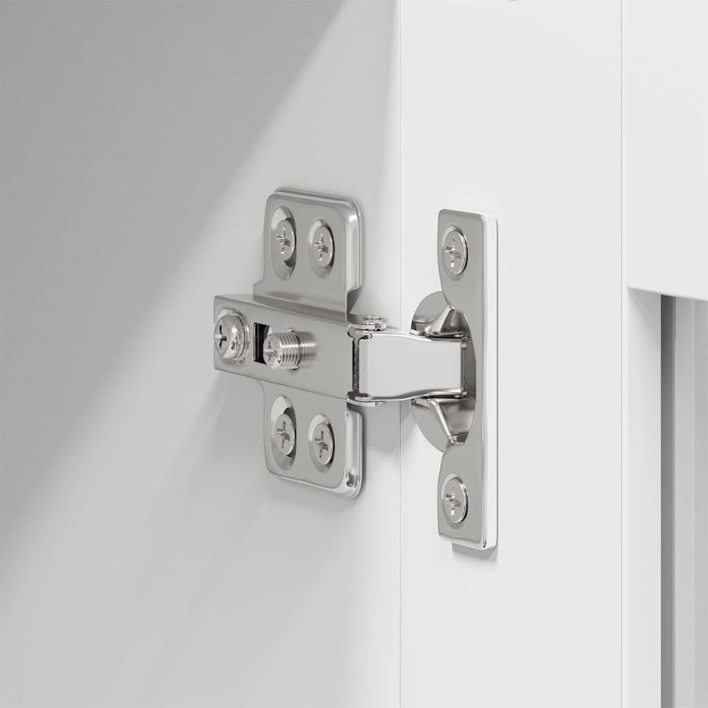 Viseći ormarić 2 pcs Bijelo 60 x 31 x 40 cm Konstruirano drvo