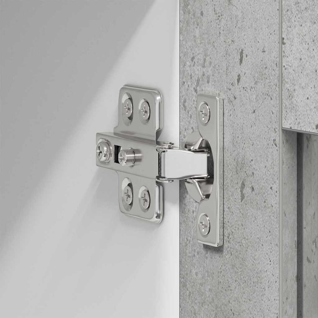 Viseći ormarić s pohranom 2 pcs Betonski sivi 60 x 31 x 40 cm