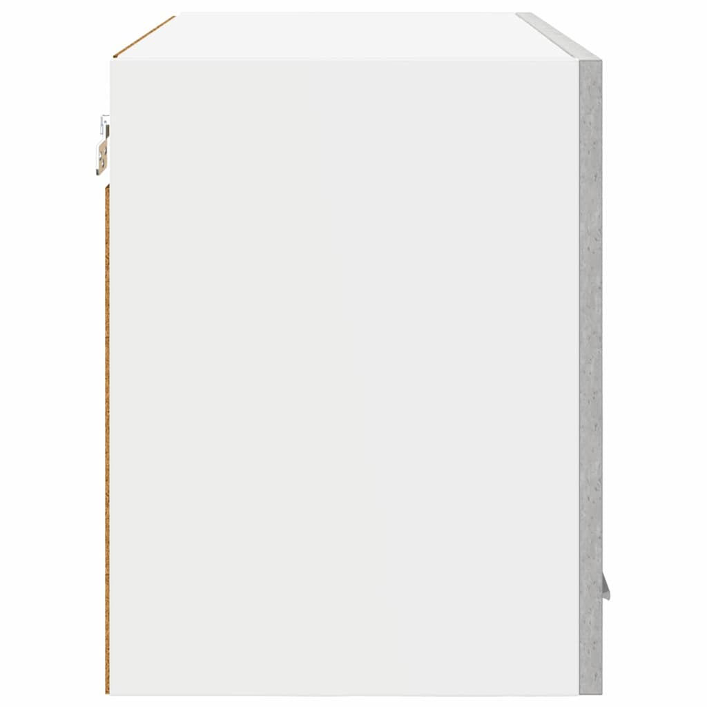 Viseći ormarić s pohranom 2 pcs Betonski sivi 60 x 31 x 40 cm