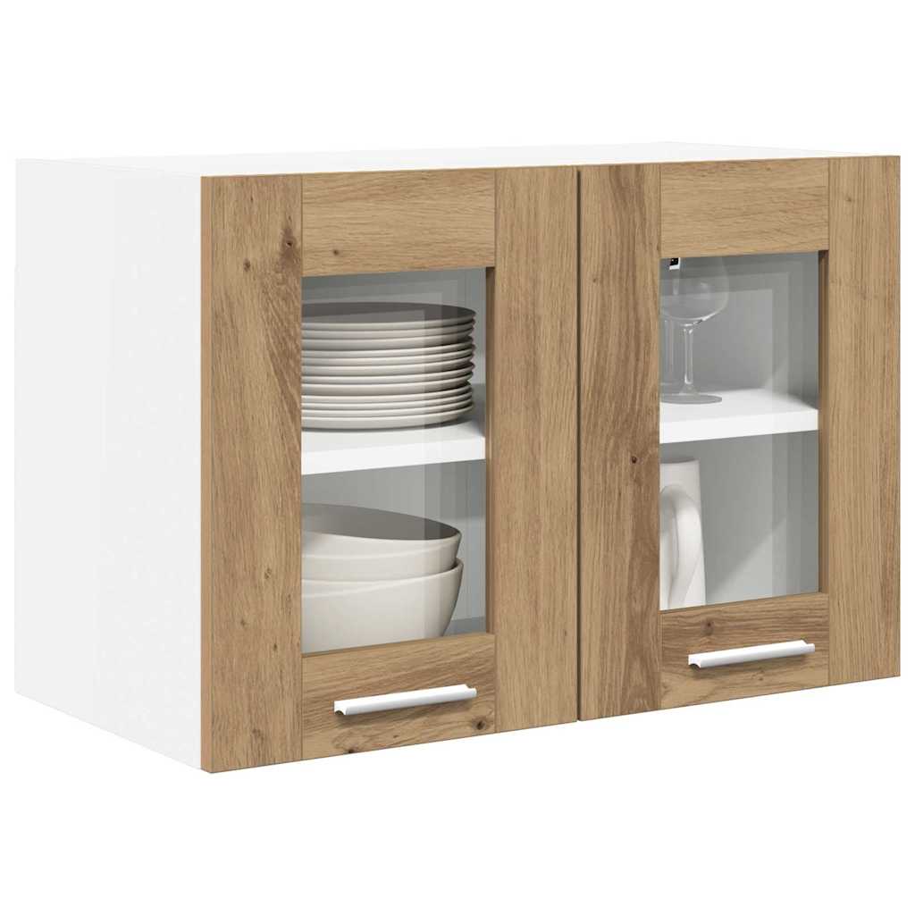Viseći ormarić Riga 2 pcs Umjetnički hrast 60 x 31 x 40 cm