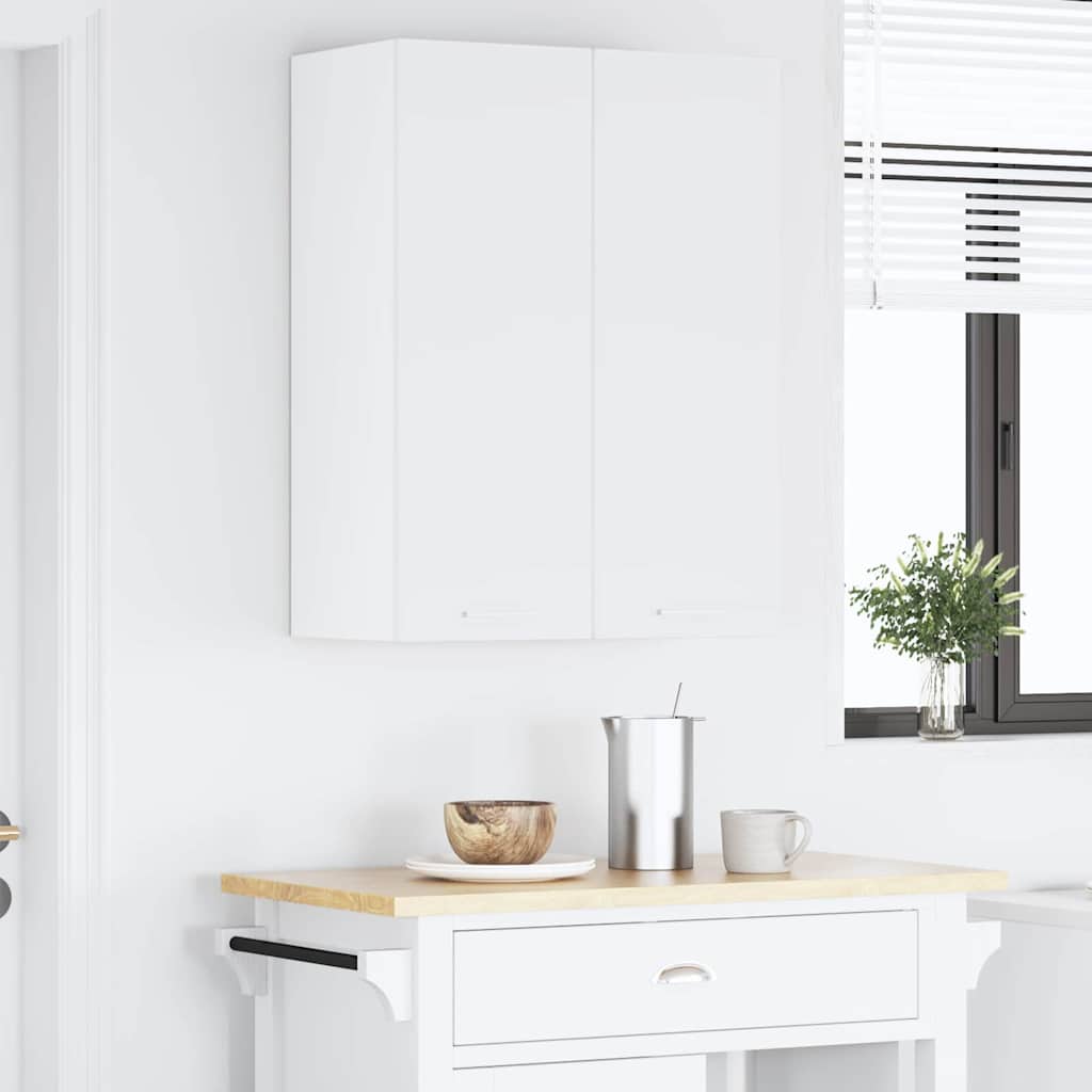 Viseći ormarić 2 pcs Bijelo 30 x 31 x 80 cm Konstruirano drvo
