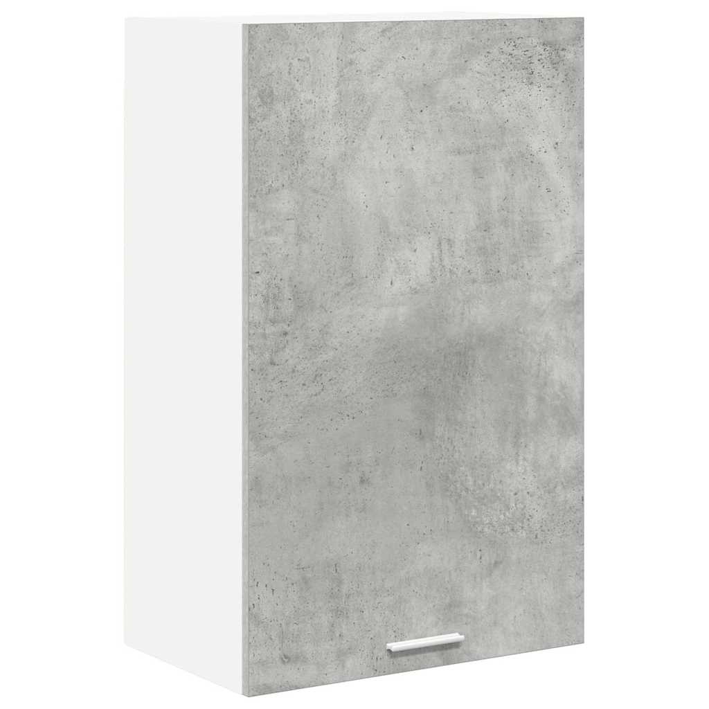 Viseći ormarić s pohranom Beton siva i bijela 50 x 31 x 80 cm