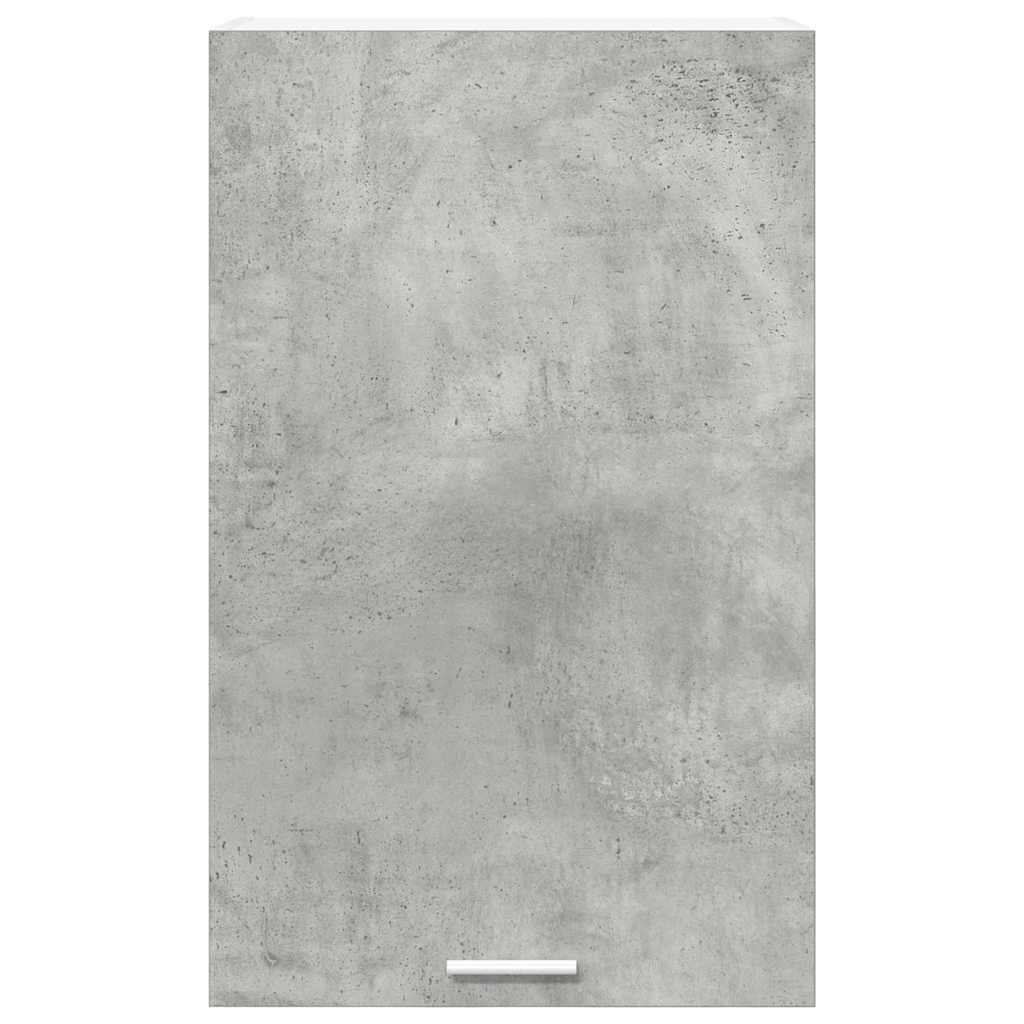 Viseći ormarić s pohranom Beton siva i bijela 50 x 31 x 80 cm