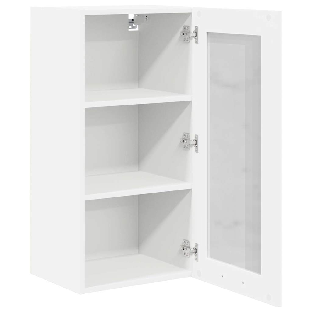 Viseći ormarić 2 pcs Bijelo 40 x 31 x 80 cm Konstruirano drvo